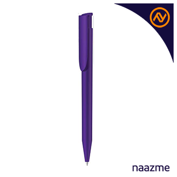 uma happy plastic pen - purple